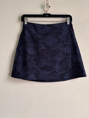 G/FORE Navy Camo Skater Skirt